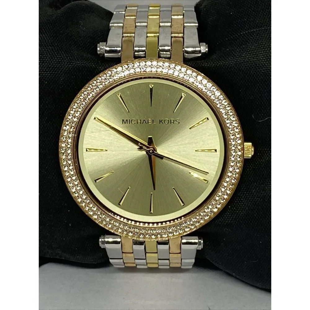 Michael Kors Darci MK3406 Womens Stainless Steel Analog Dial Quartz Watch VK407 - Picture 2 of 12